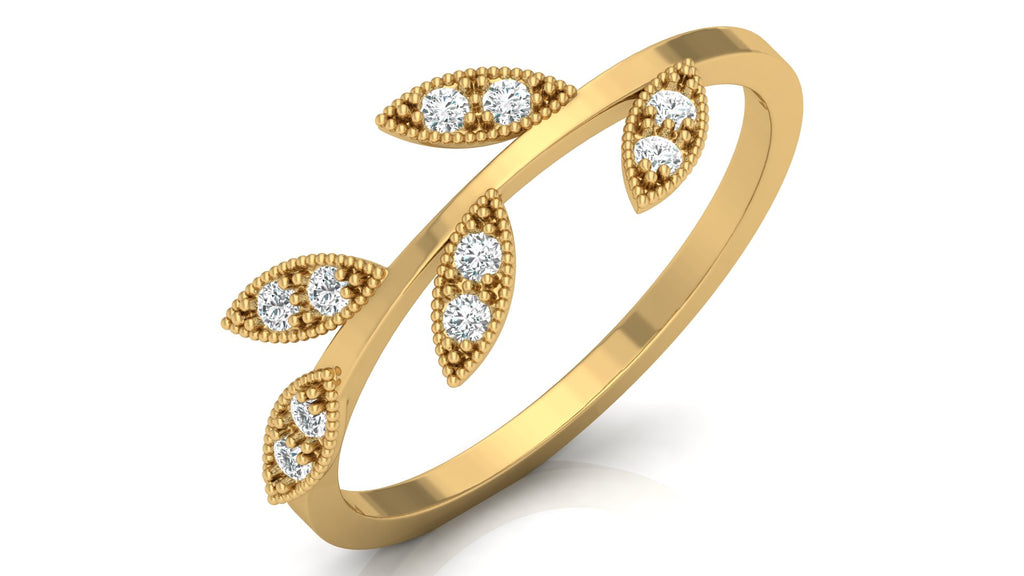 0.13 Ct Round Diamond Ring