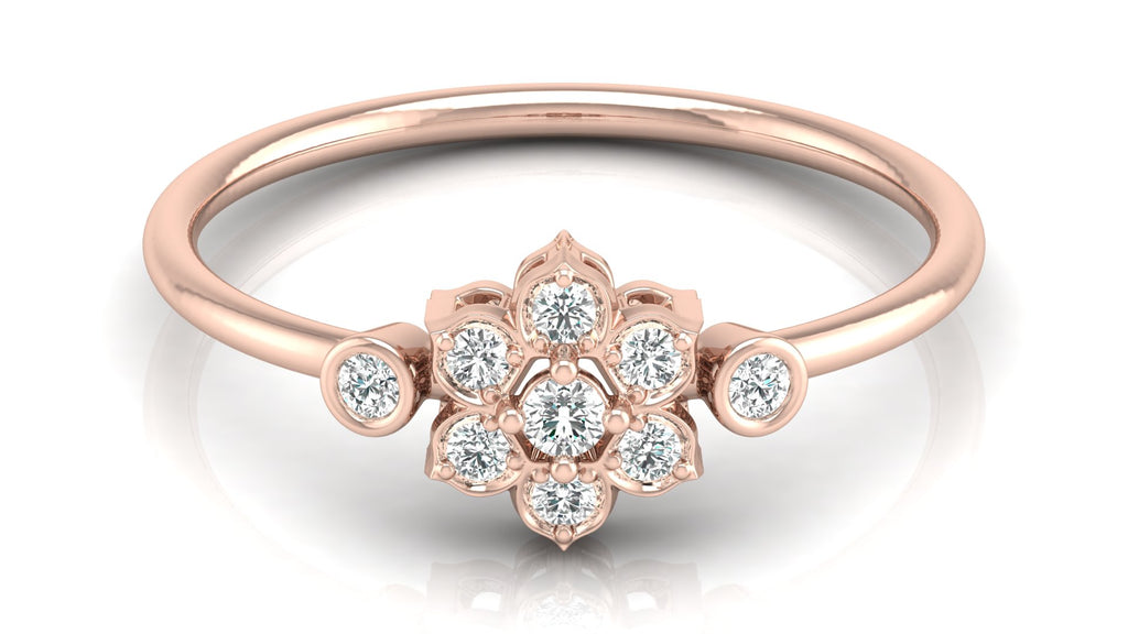 0.14 Ct Round Diamond Ring
