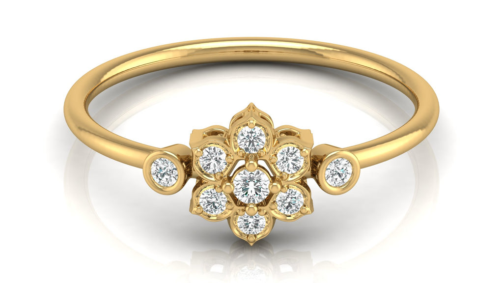 0.14 Ct Round Diamond Ring