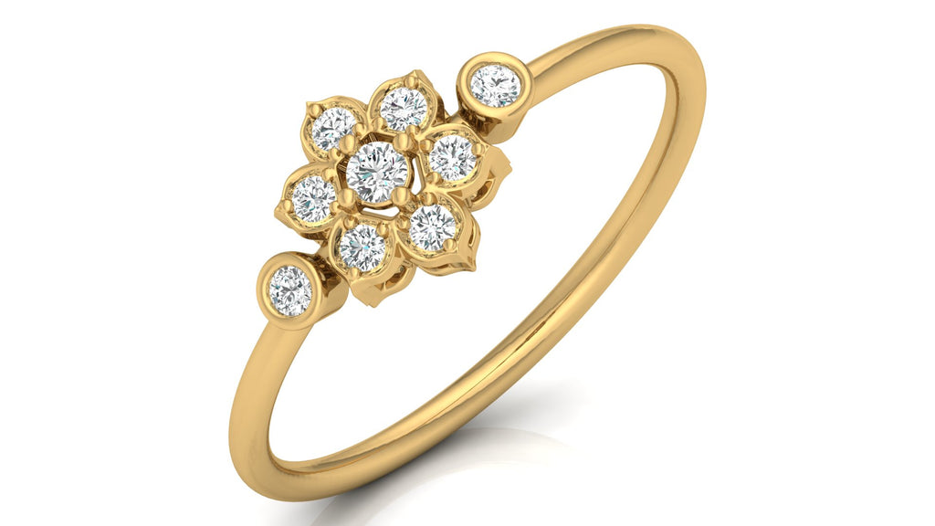 0.14 Ct Round Diamond Ring