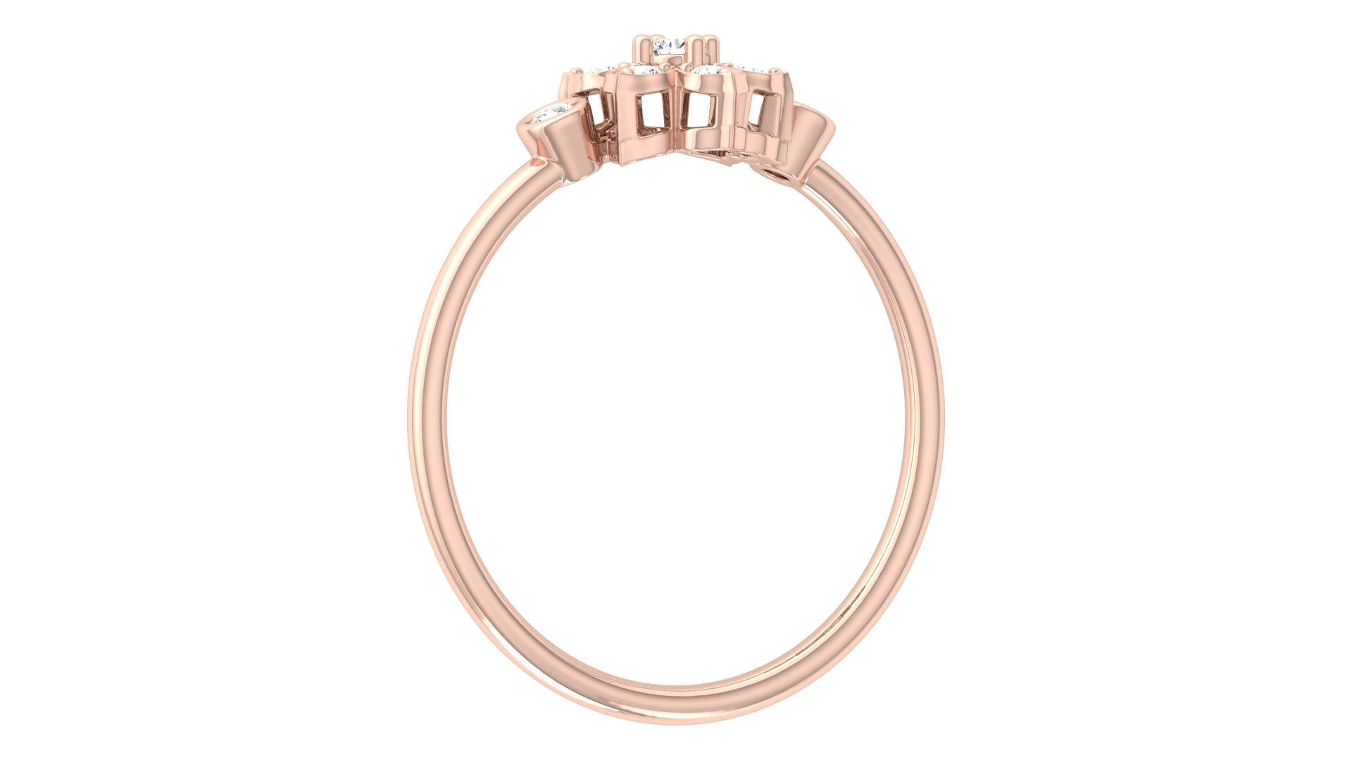 0.14 Ct Round Diamond Ring