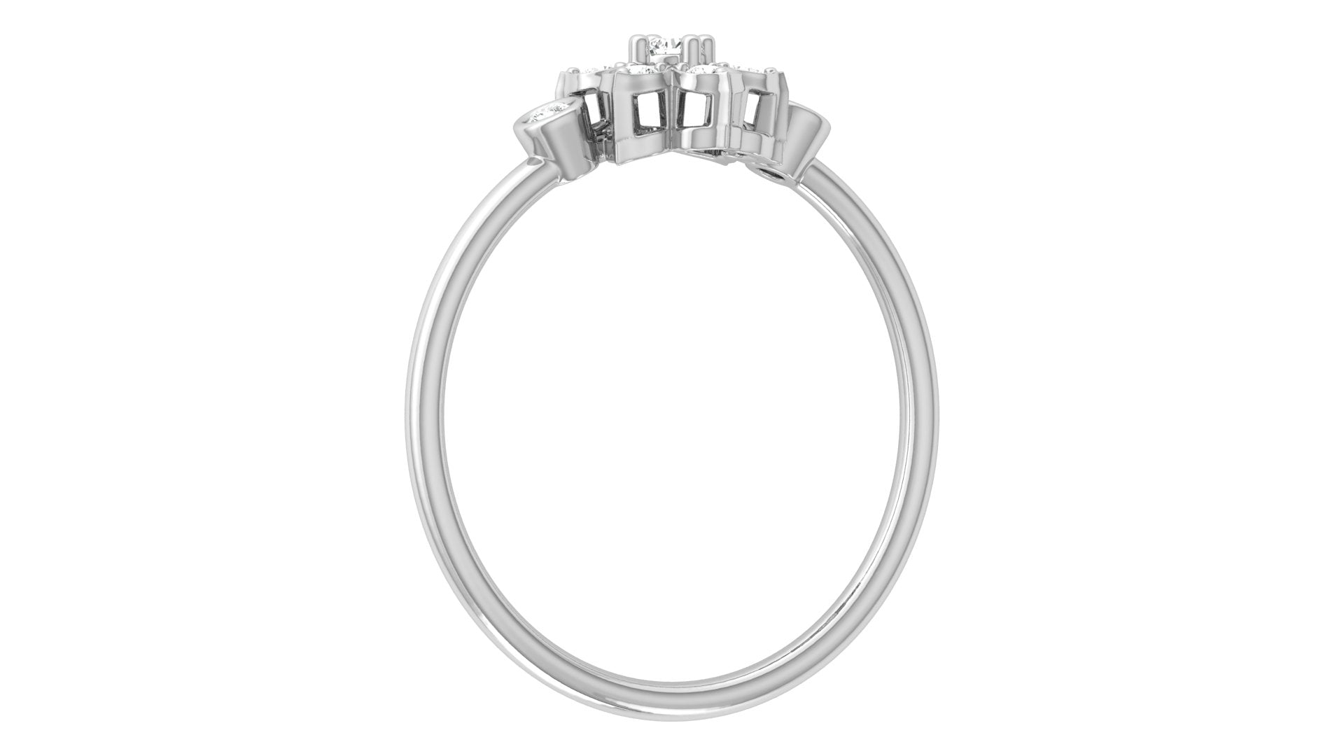 0.14 Ct Round Diamond Ring