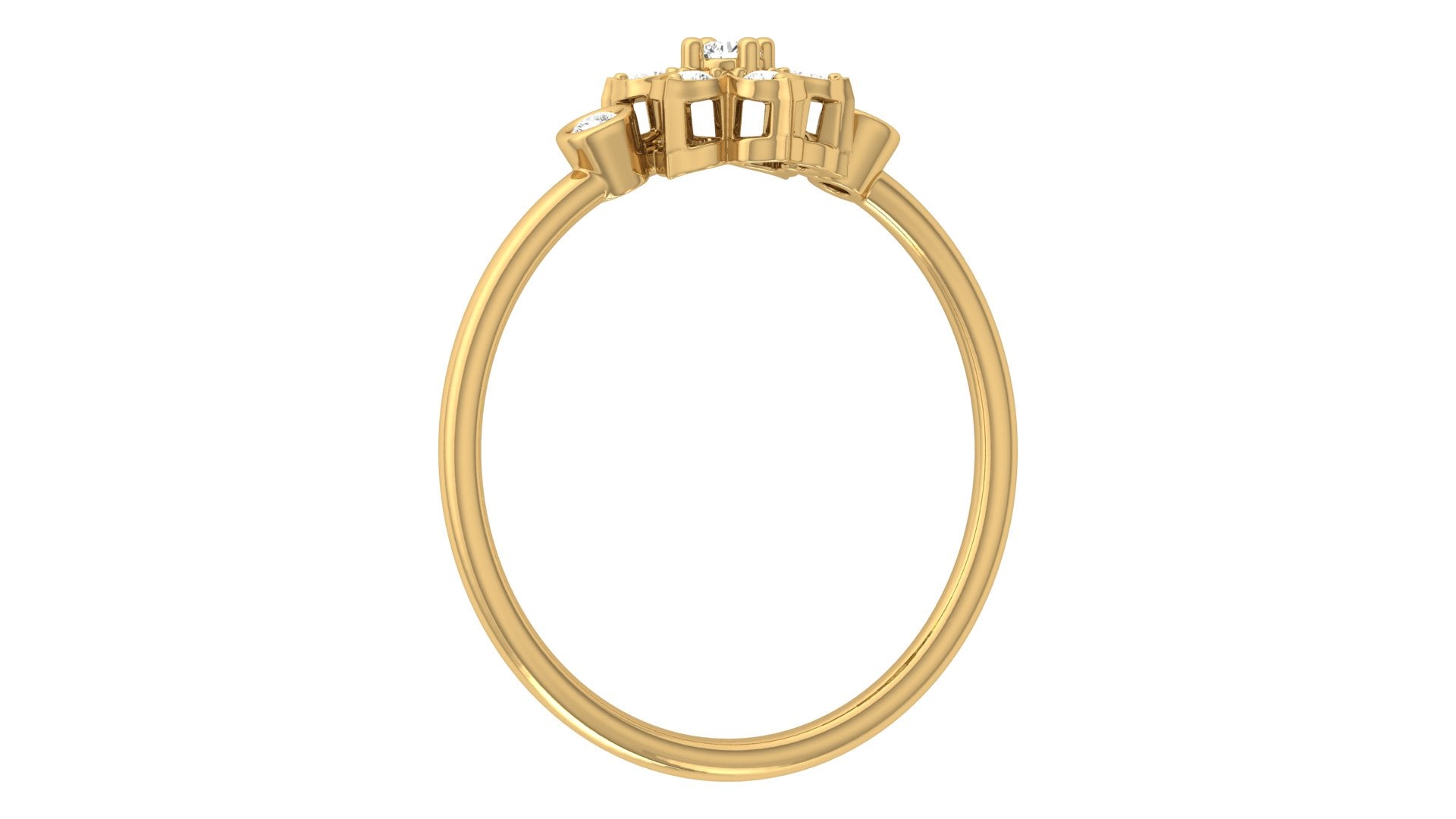 0.14 Ct Round Diamond Ring