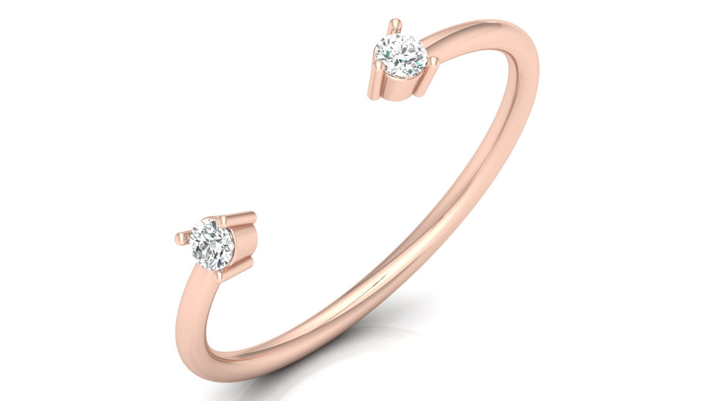 0.08 Ct Round Diamond Ring