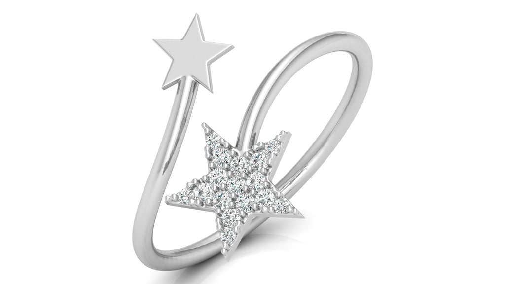 0.09 Ct Round Diamond Ring