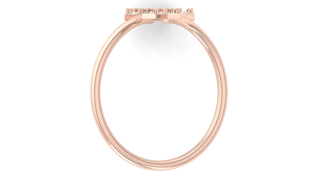 0.09 Ct Round Diamond Ring