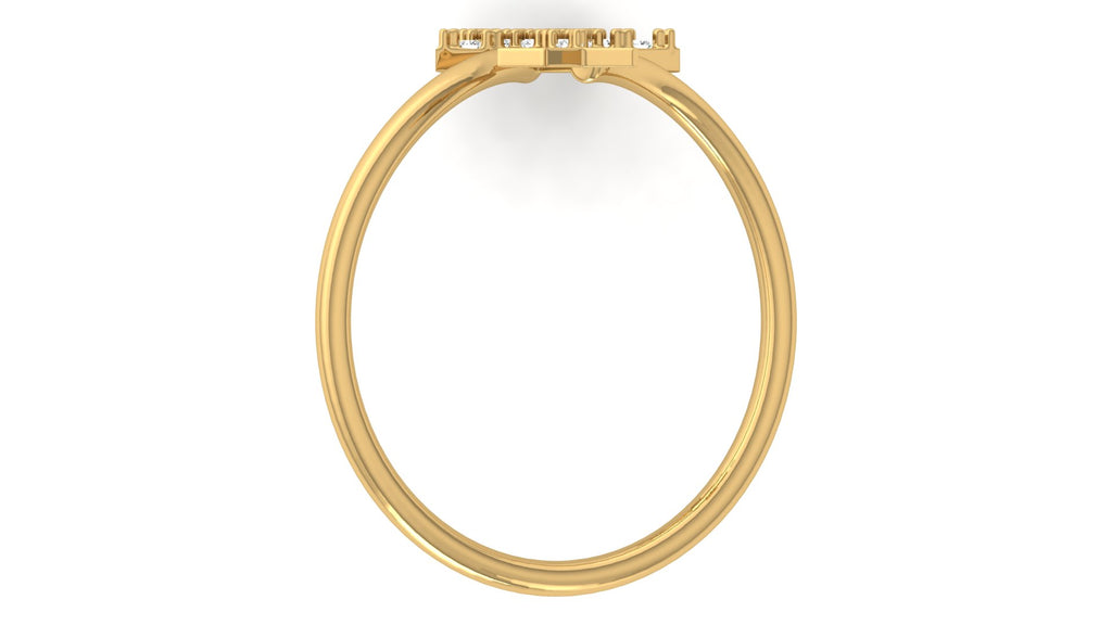 0.09 Ct Round Diamond Ring