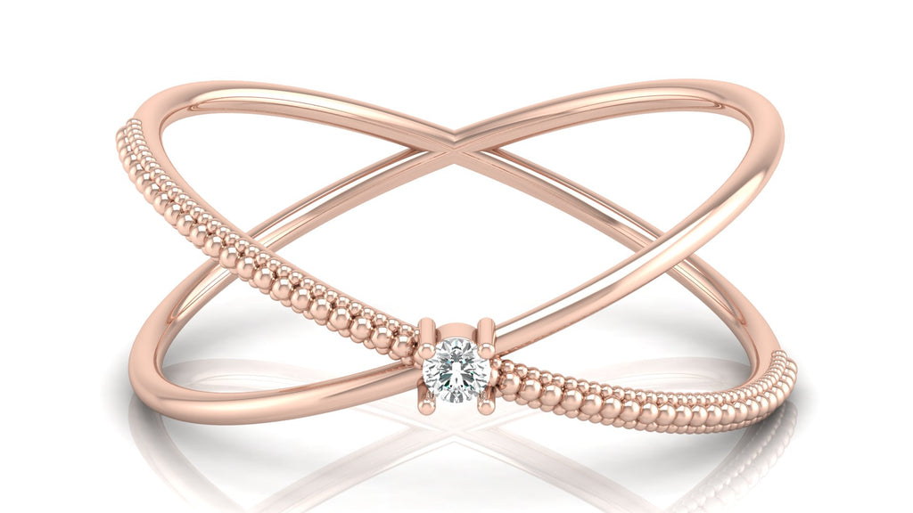 0.03 Ct Round Diamond Ring