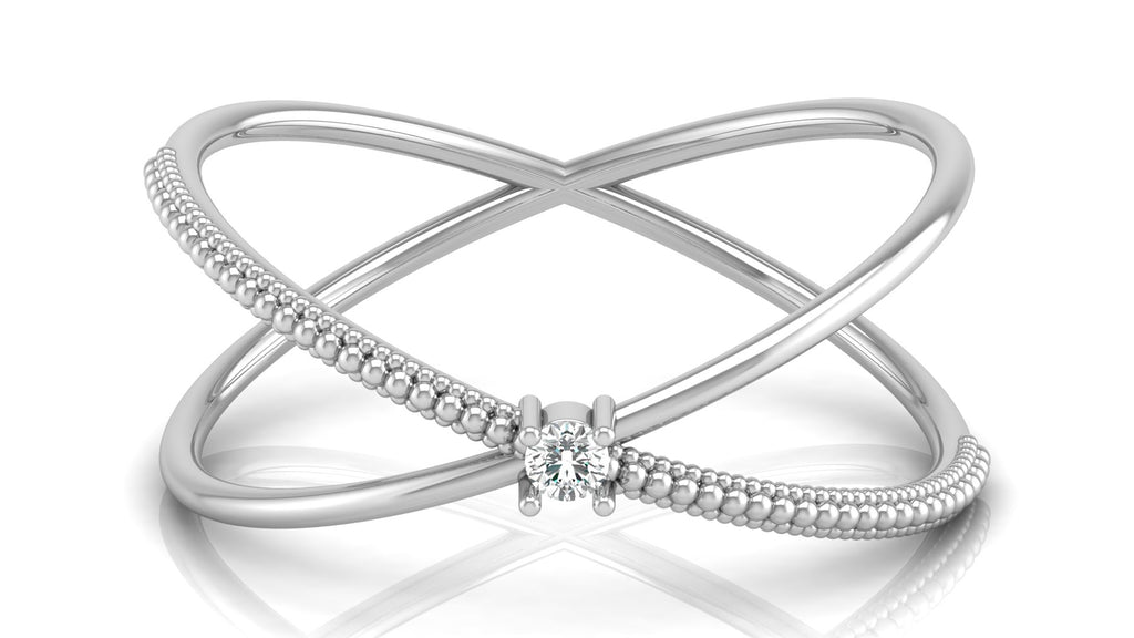 0.03 Ct Round Diamond Ring