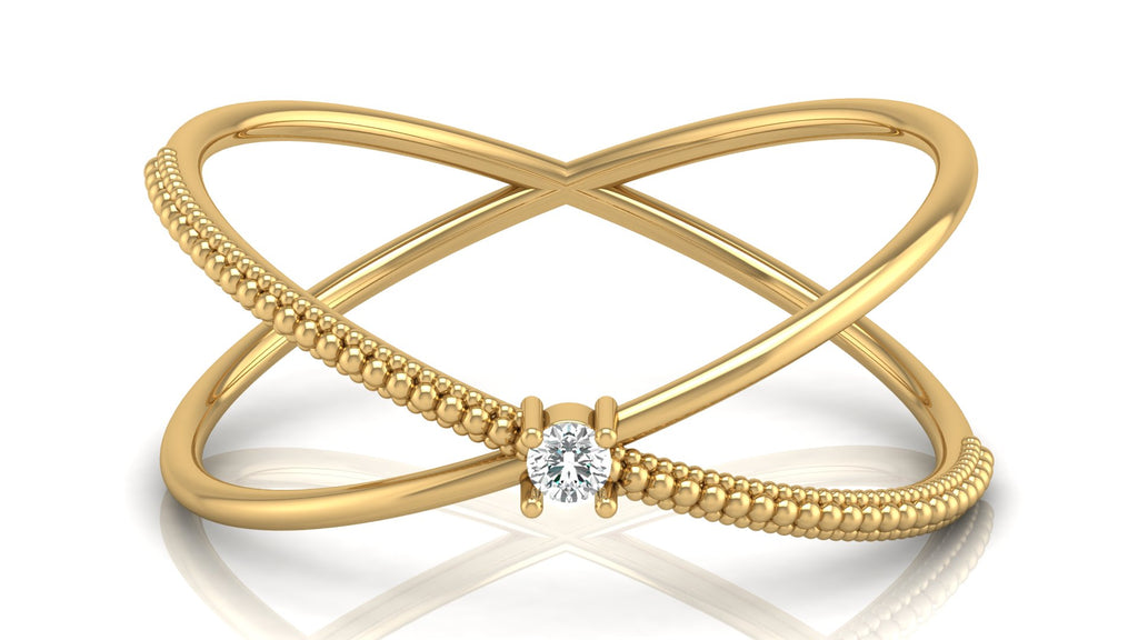 0.03 Ct Round Diamond Ring
