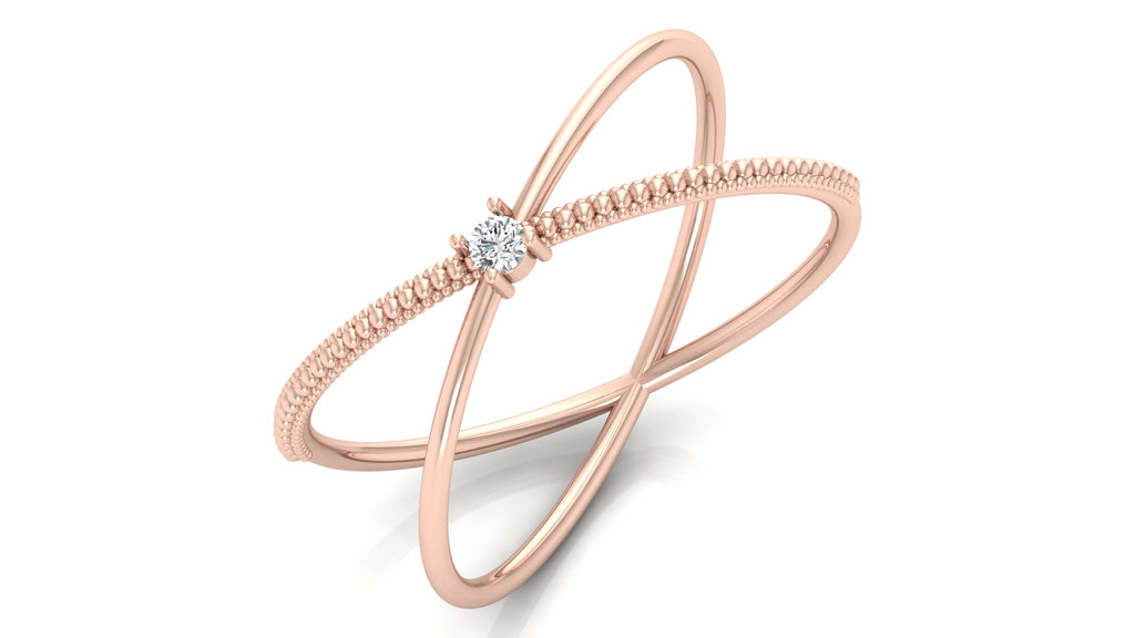 0.03 Ct Round Diamond Ring