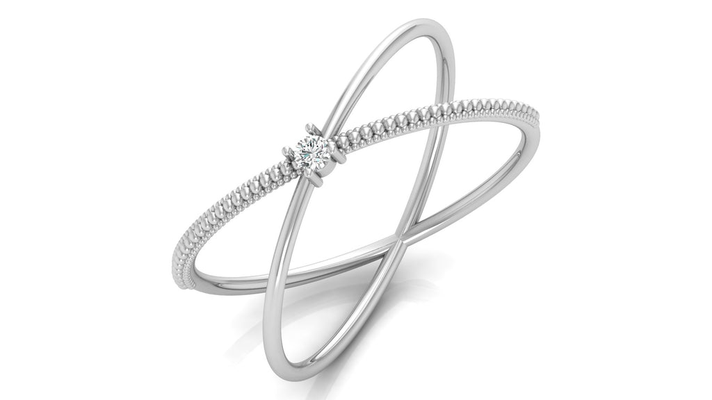 0.03 Ct Round Diamond Ring