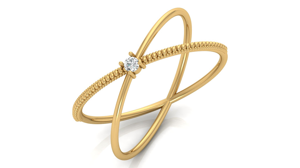 0.03 Ct Round Diamond Ring