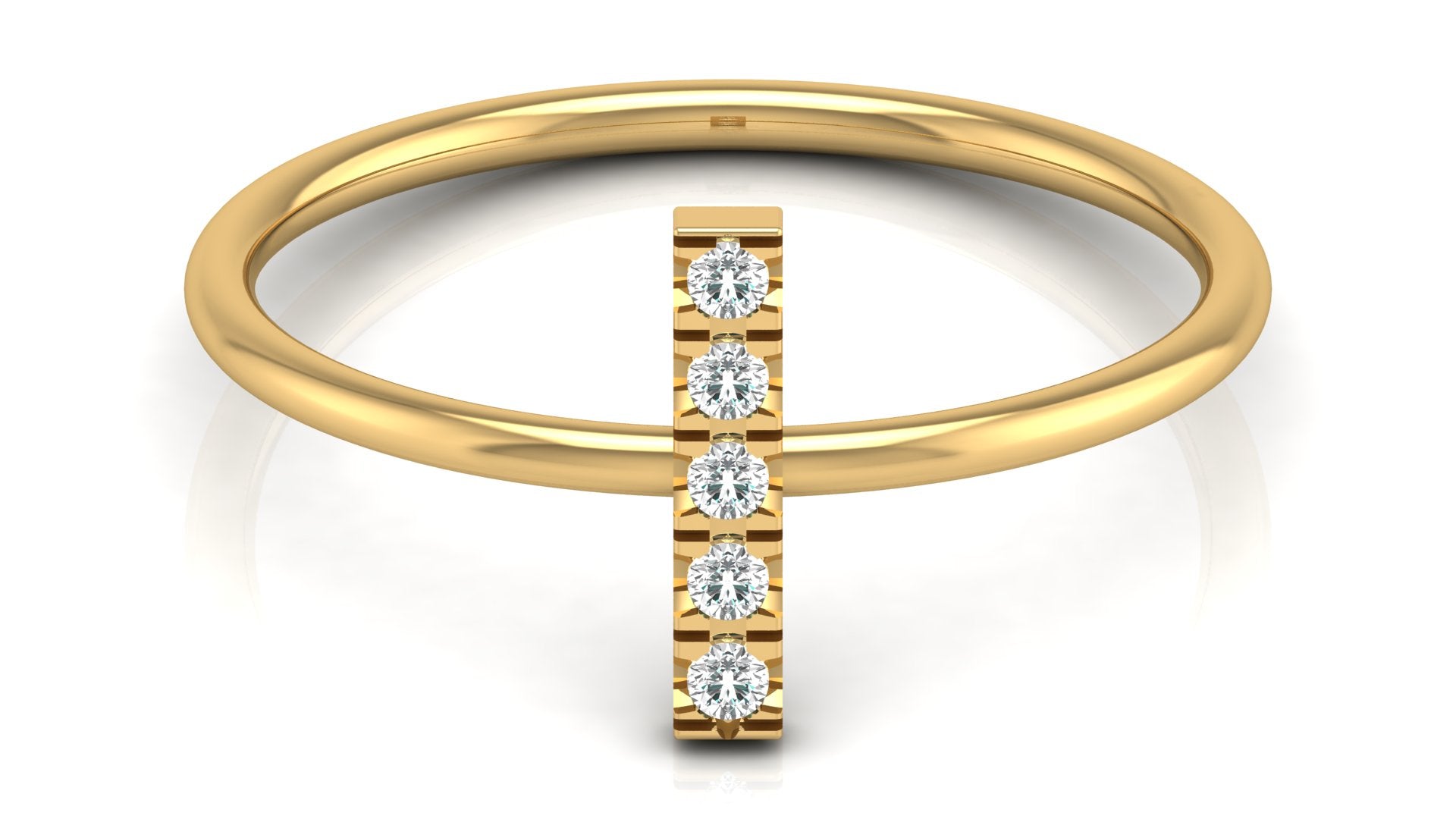 0.06 Ct Round Diamond Ring