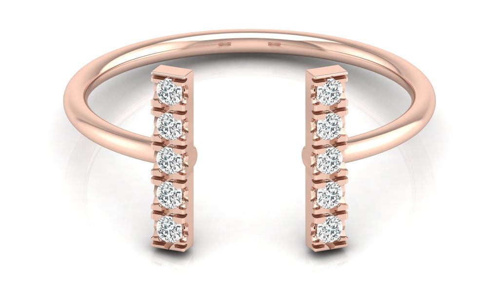 0.13 Ct Round Diamond Ring