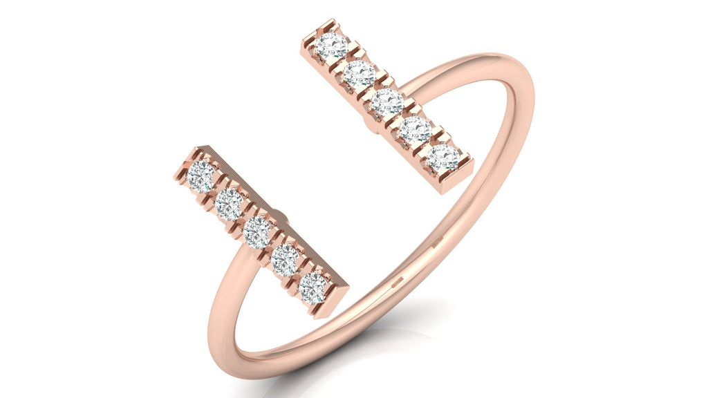 0.13 Ct Round Diamond Ring