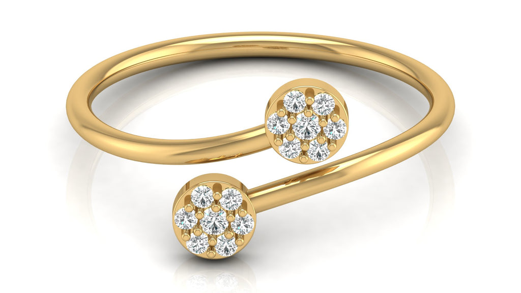 0.1 Ct Round Diamond Ring