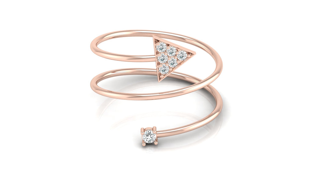 0.11 Ct Round Diamond Ring