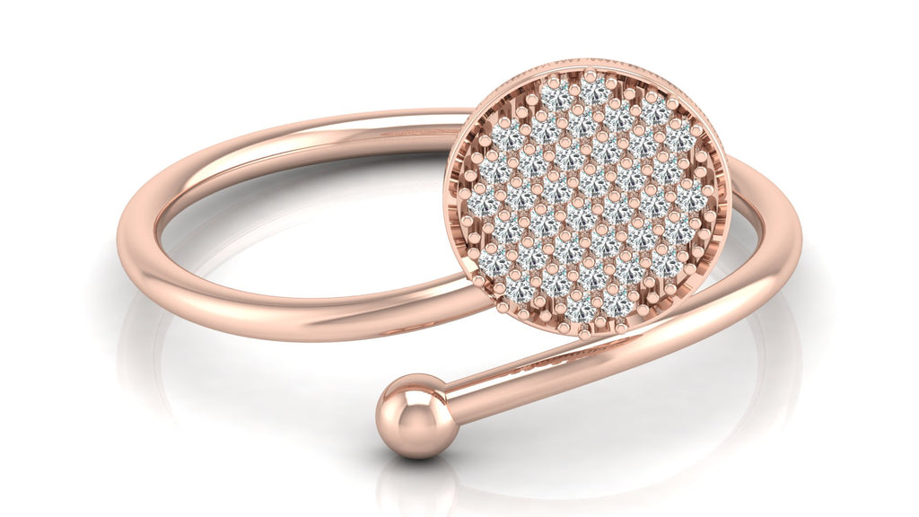 0.14 Ct Round Diamond Ring