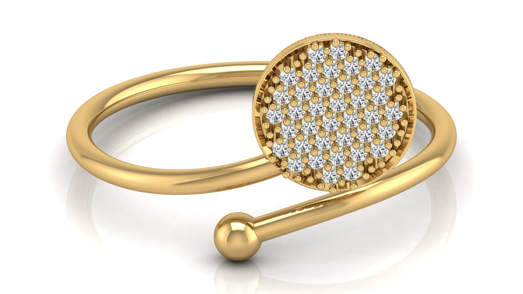 0.14 Ct Round Diamond Ring