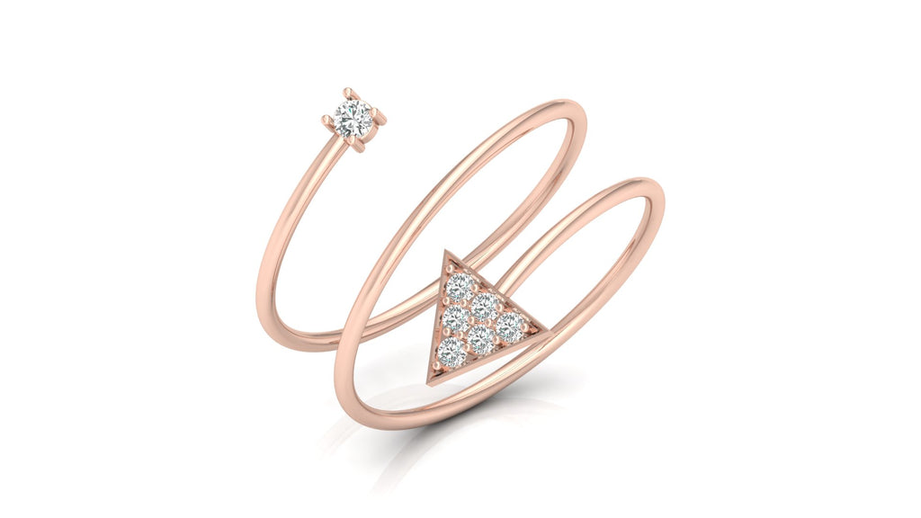 0.11 Ct Round Diamond Ring