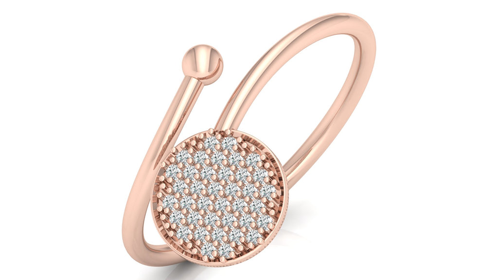 0.14 Ct Round Diamond Ring