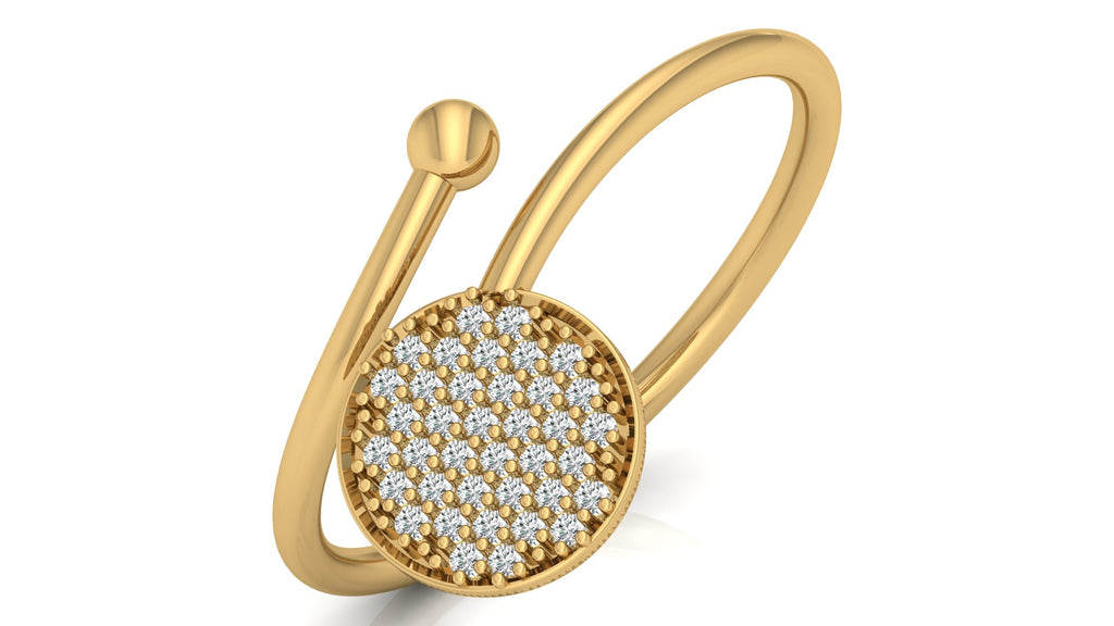 0.14 Ct Round Diamond Ring