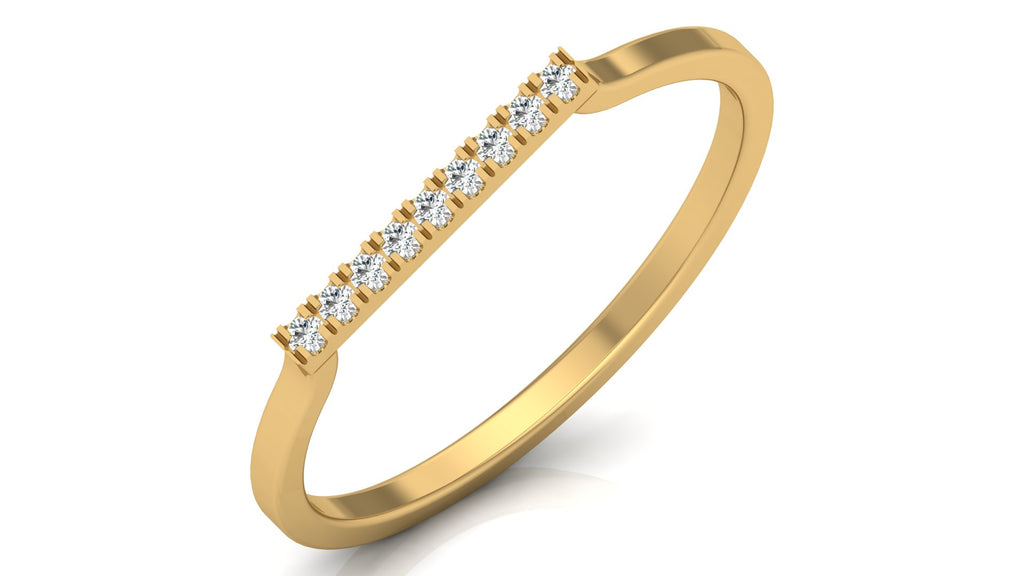0.05 Ct Round Diamond Ring
