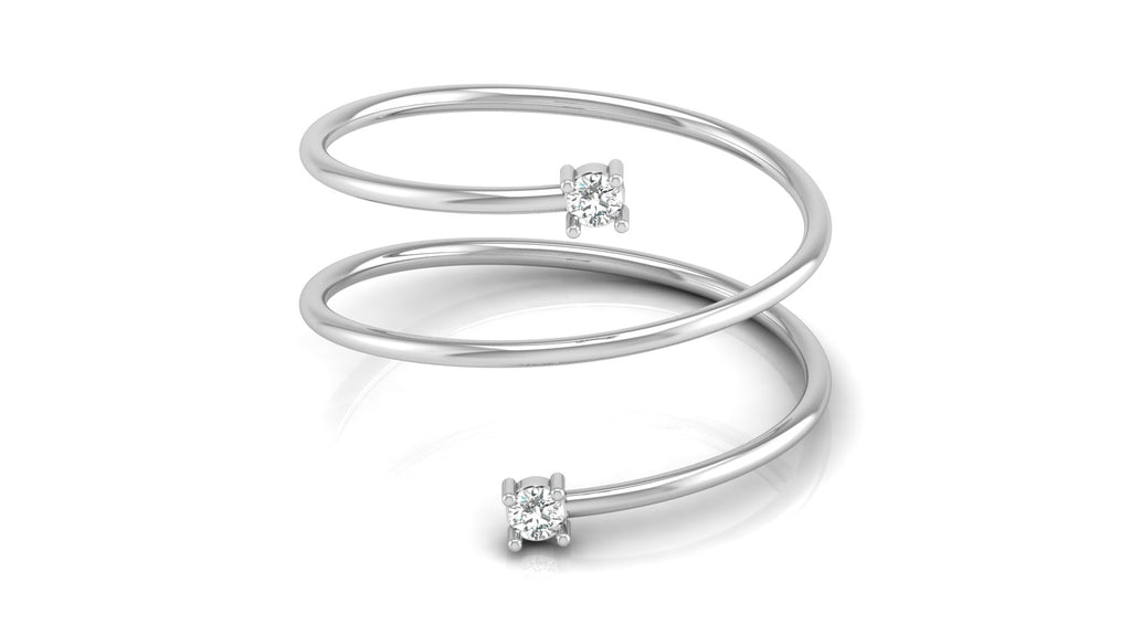0.06 Ct Round  Diamond Ring