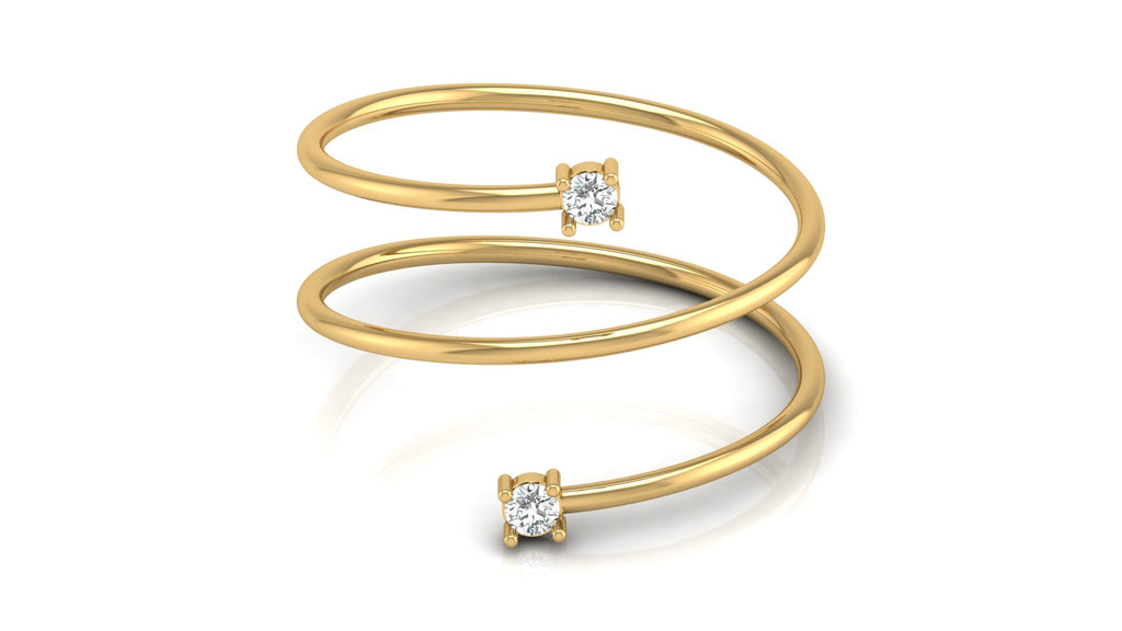 0.06 Ct Round  Diamond Ring