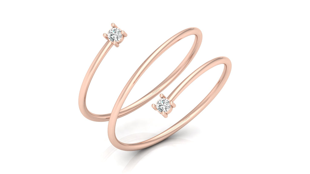 0.06 Ct Round  Diamond Ring