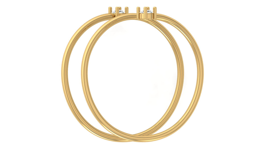0.06 Ct Round  Diamond Ring