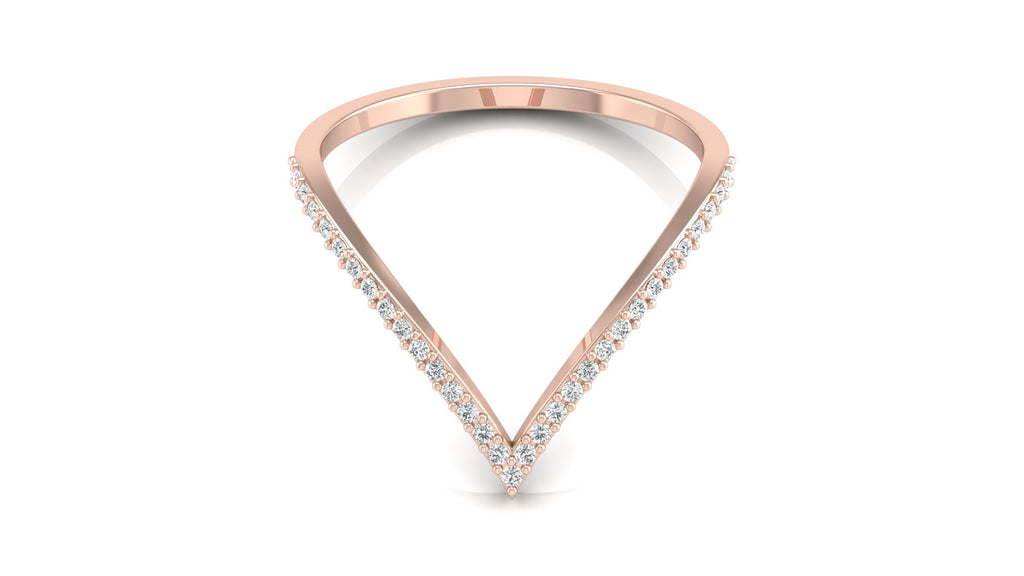 0.12 Ct Round  Diamond Ring