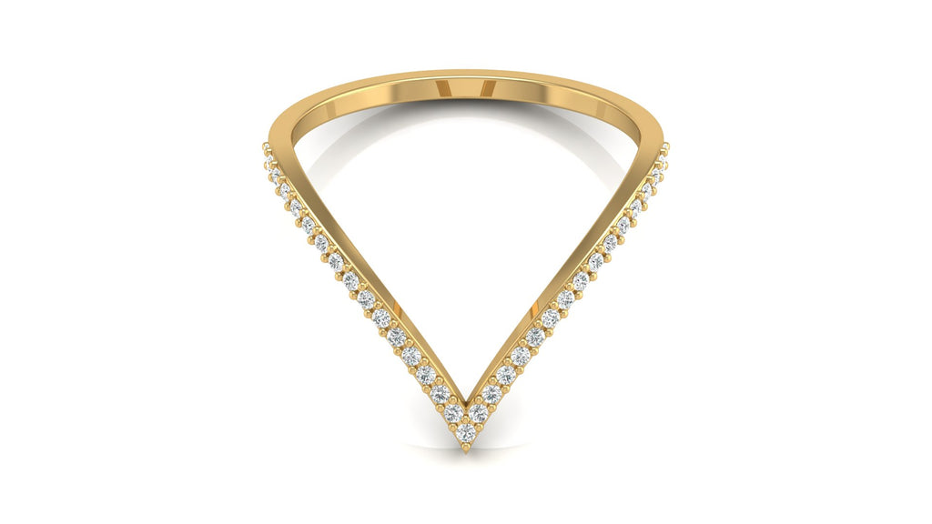 0.12 Ct Round  Diamond Ring