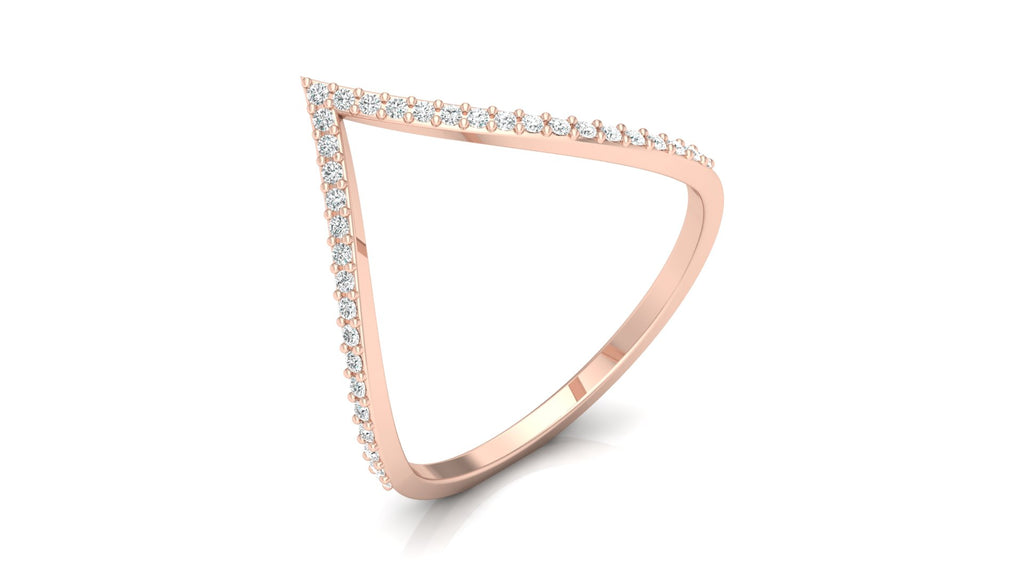 0.12 Ct Round  Diamond Ring