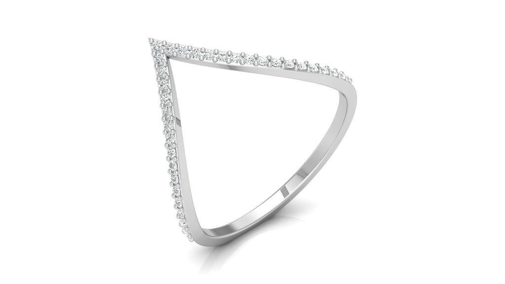 0.12 Ct Round  Diamond Ring