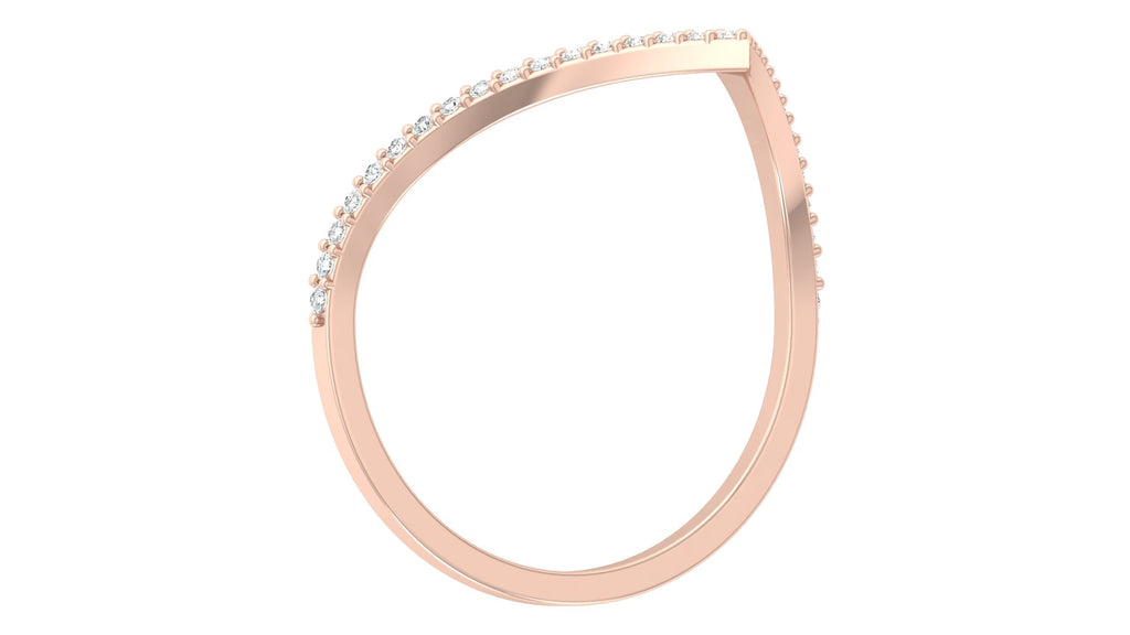0.12 Ct Round  Diamond Ring