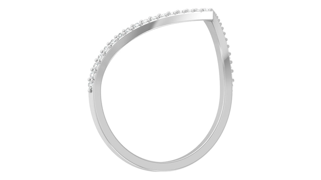 0.12 Ct Round  Diamond Ring