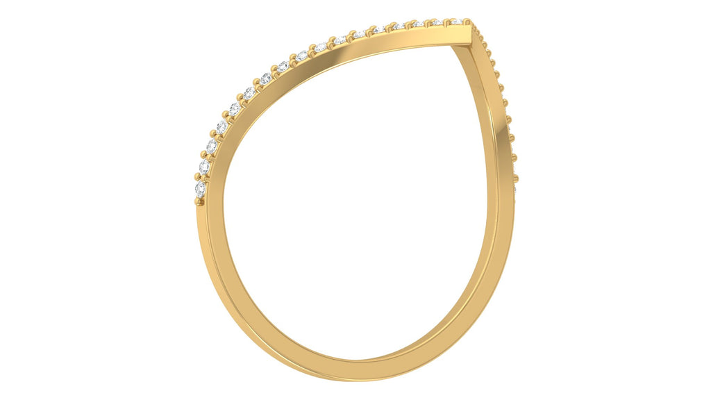 0.12 Ct Round  Diamond Ring