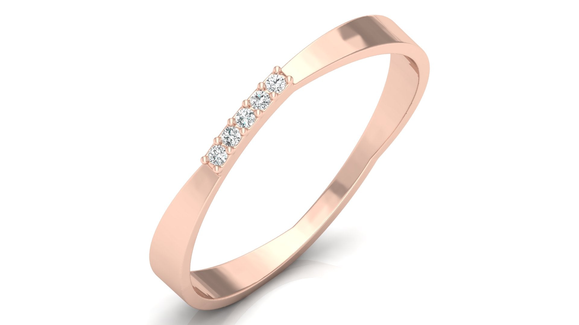 0.02 Ct Round Diamond Ring