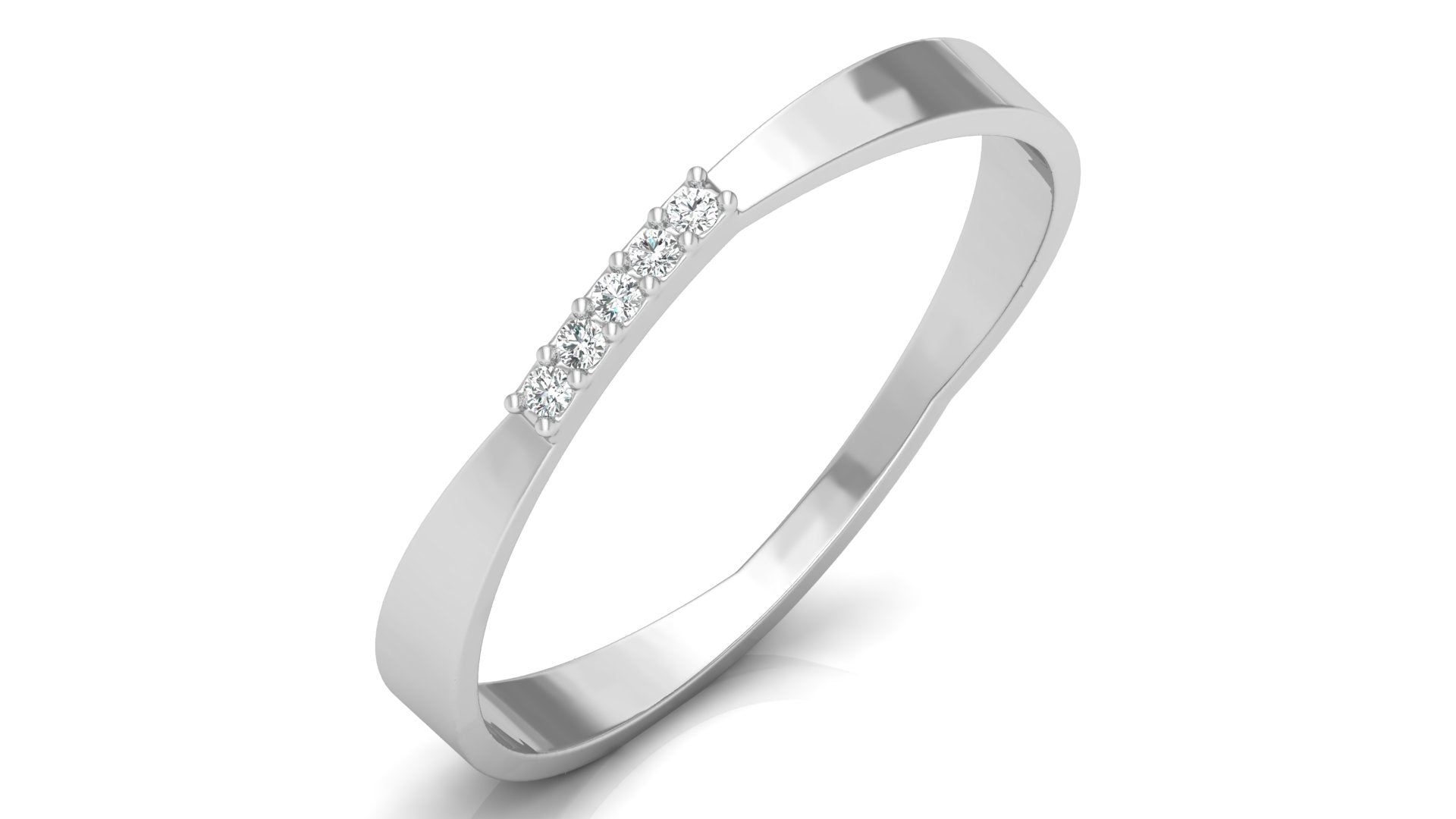 0.02 Ct Round Diamond Ring