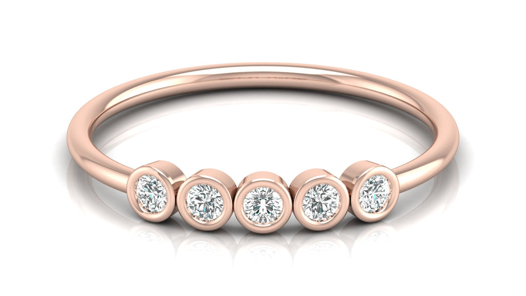 0.15 Ct Round  Diamond Ring