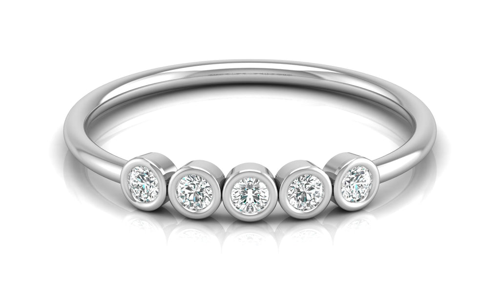 0.15 Ct Round  Diamond Ring