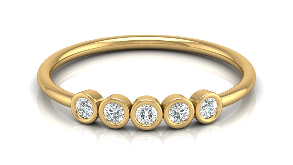 0.15 Ct Round  Diamond Ring