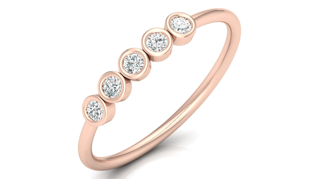 0.15 Ct Round  Diamond Ring