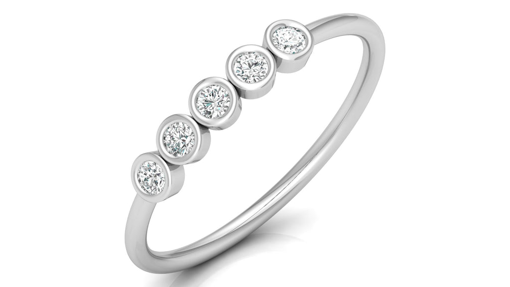 0.15 Ct Round  Diamond Ring
