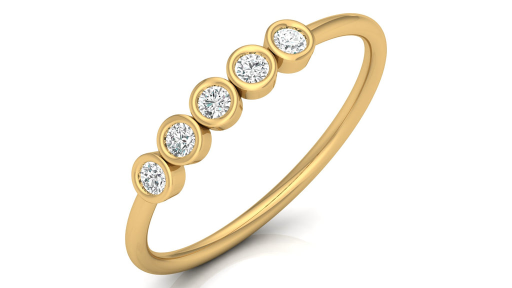 0.15 Ct Round  Diamond Ring