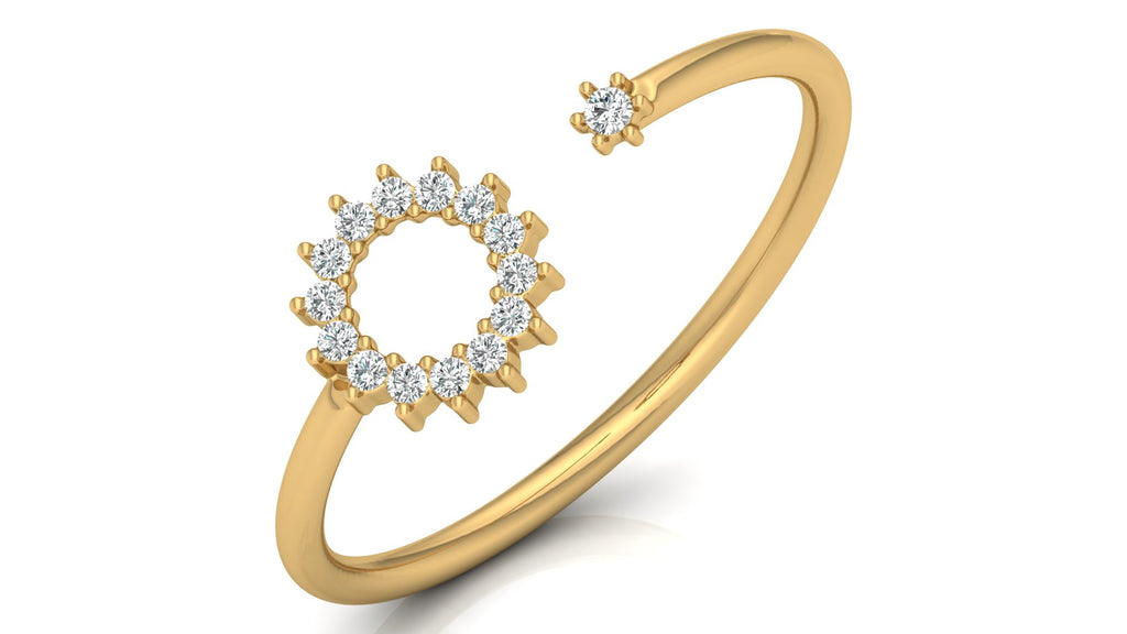 0.08 Ct Round Diamond Ring