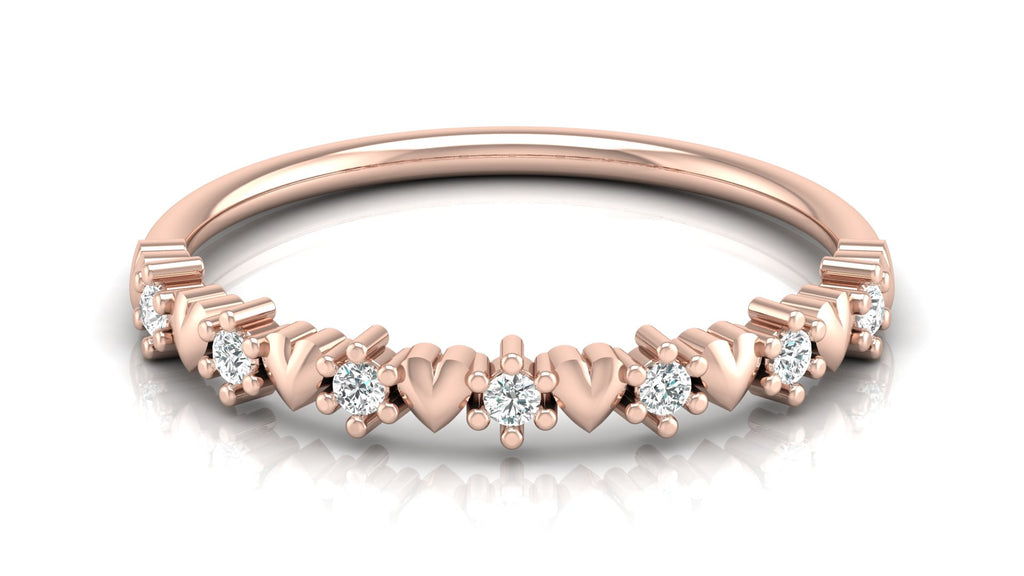 0.09 Ct Round Diamond Ring