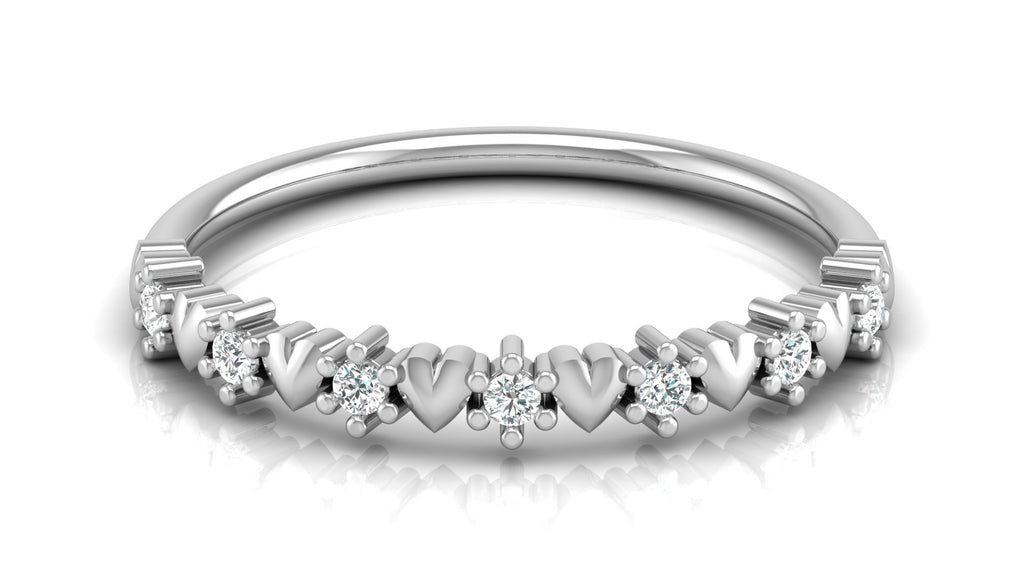 0.09 Ct Round Diamond Ring